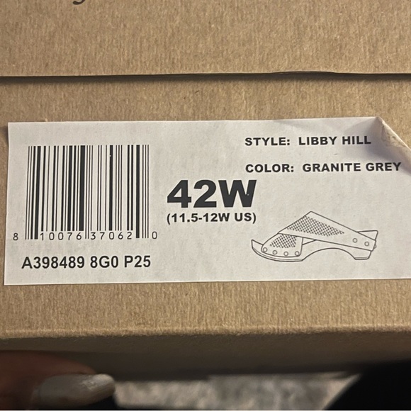 NIB Jax & Bard Clog Sandal Gray size 42W - Picture 9 of 10